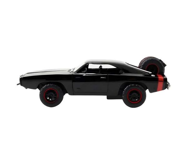 Fast & Furious: Dom Toretto Dodge Charger R/T 1970 & Dodge Charger Widebody 1968 mașină metalică 2 bucăți pachet 1/32 scală 13cm - Jada Toys