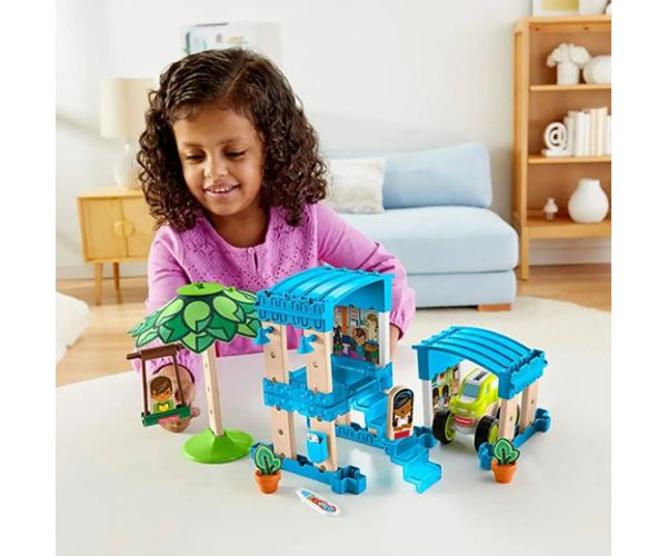 Fisher-Price: Wonder Makers beach bungalow set 35 bucăți - Mattel