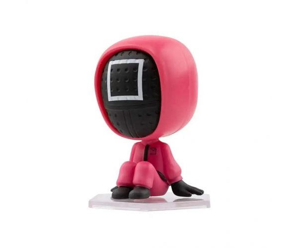 Figurină miniatură Squid Game Bobble Hero în cutie cu fereastră - Gardian