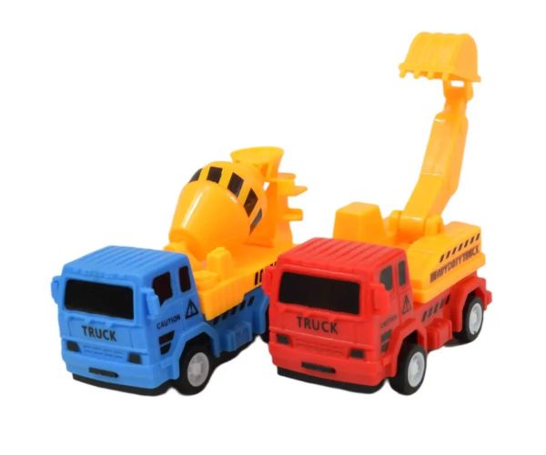 Truck Working: 7 bucăți set de jucării de construcție cu mașini, vehicule și accesorii