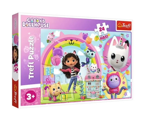 Gabi casa de păpuși 24 de piese Maxi puzzle - Trefl