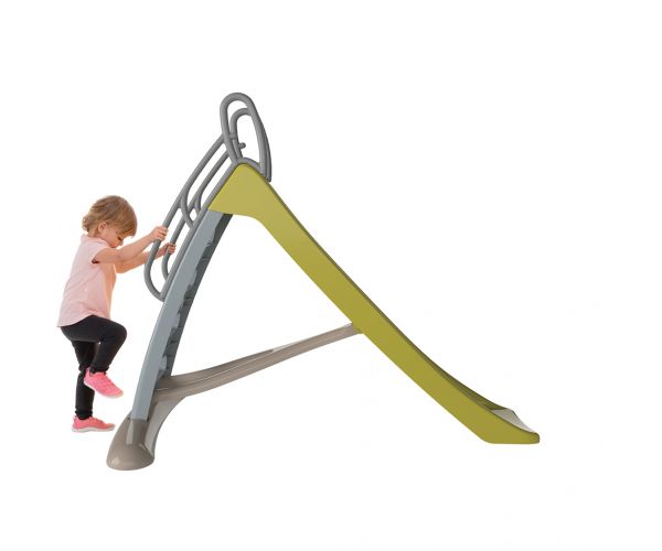 Tobogan Speed cu balustradă de siguranță de culoare lime de 170 cm