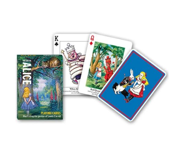 Alice in Tara Minunilor cărți remi exclusivă 1x55 - Piatnik