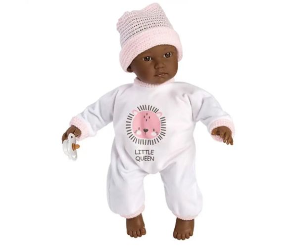 Llorens: Cuca păpușă fetiță plânge afro-americană 30 cm