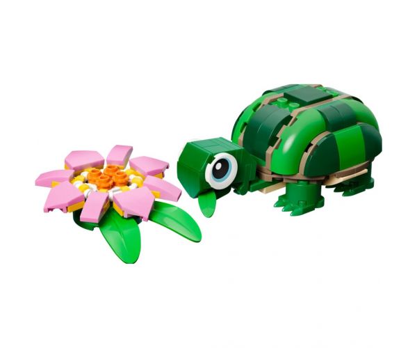 LEGO® Creator: Broască țestoasă cu o floare de nufăr (31377)