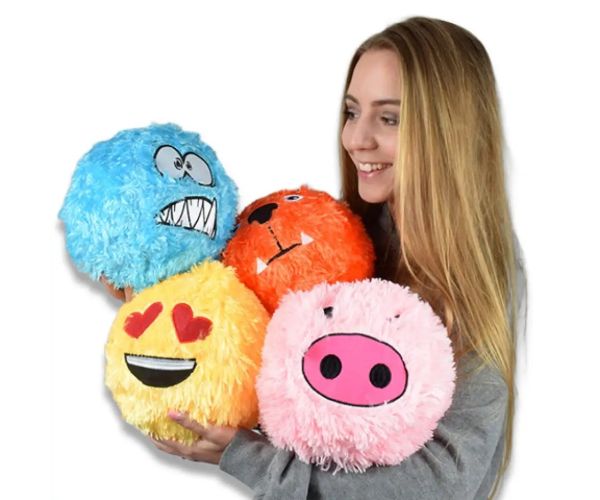 Fuzzy minge amuzantă de pluș in mai multe versiuni 23cm