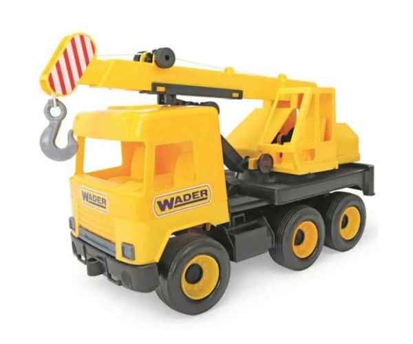 Middle Truck: Macara maşină 43 cm galbenă - Wader