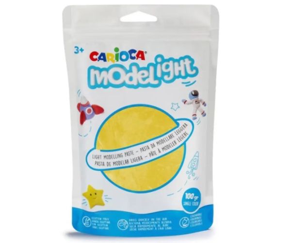 Modelight 50g plastilină galbenă - Carioca