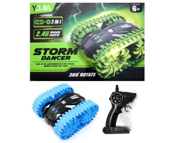 RC Storm Dancer 360: vehicul amfibiu cu telecomandă 2 în 1 cu șenile 2.4GHz în mai multe variante
