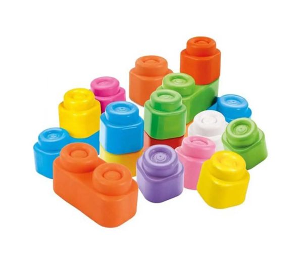 Clemmy: Cuburi colorate moi pentru bebeluși set de 20 de bucăți - Clementoni