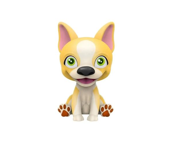 Washy Friends: Color Reveal Boston Terrier cățeluș cu cadă și accesorii.