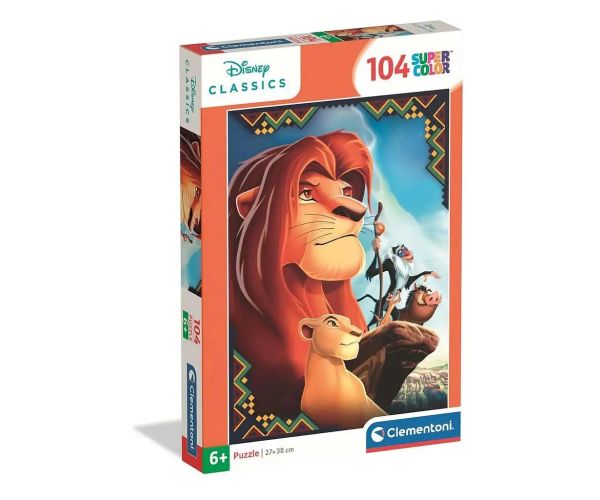 Disney Regele Leu 104buc.-supercolor puzzle - Clementoni
