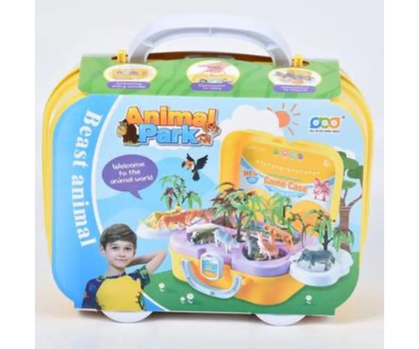 Safari mare set de joacă în valiză
