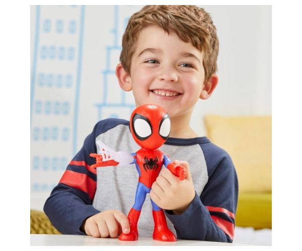 Spider-Man: Spidey Amazing Friends Spidey figurină de joacă cu accesoriu 23cm - Hasbro