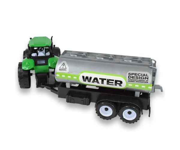 Farmer Truck: Tractor cu rezervor de apă în două versiuni 41cm