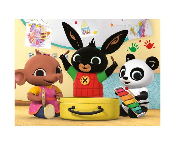Bing și prietenii săi cântă puzzle Eco 24 piese 70x50cm - Lisciani