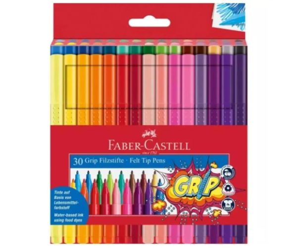 Faber-Castell: Grip 30 bucăți set marker colorat
