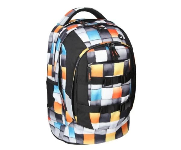 Spirit: Urban în carouri ghiozdan rucsac ergonomic 46x33x22cm