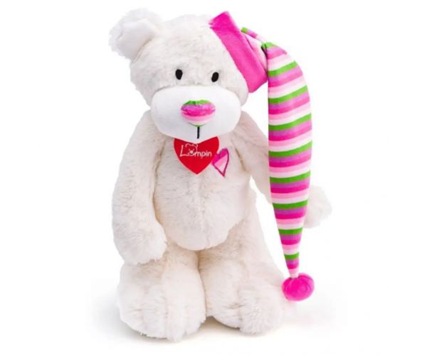 Theodor ursuleț pluș culoare albă 35cm - Lumpin