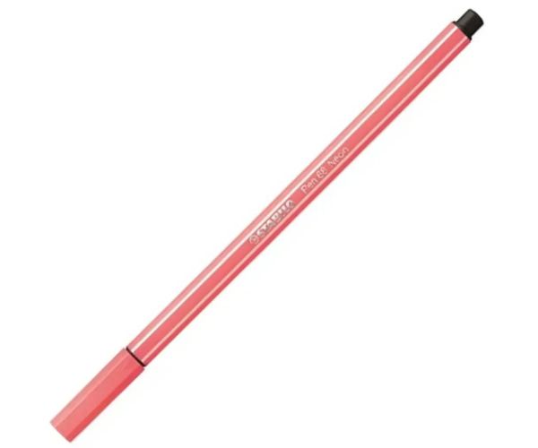 Stabilo: Pen 68 fluo culoarea roșie 1mm