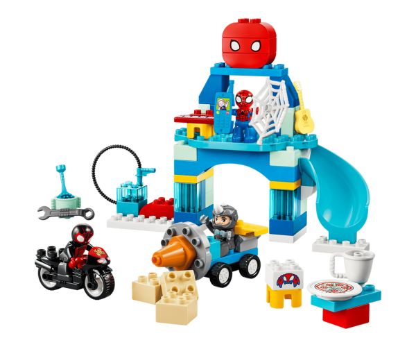 LEGO® DUPLO® Supereroi: Cartela principală a echipei de păianjeni (10464)