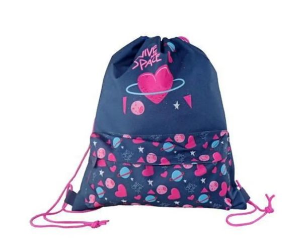 Must: Spațiu și iubire sac de umăr, sport 33x39cm