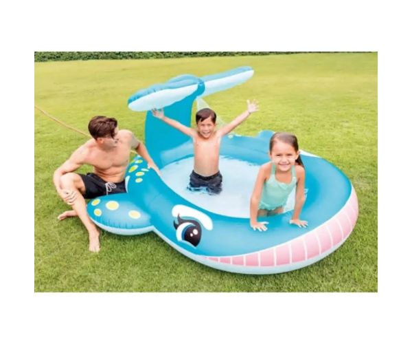 Intex: Piscină balenă 201x196x91cm
