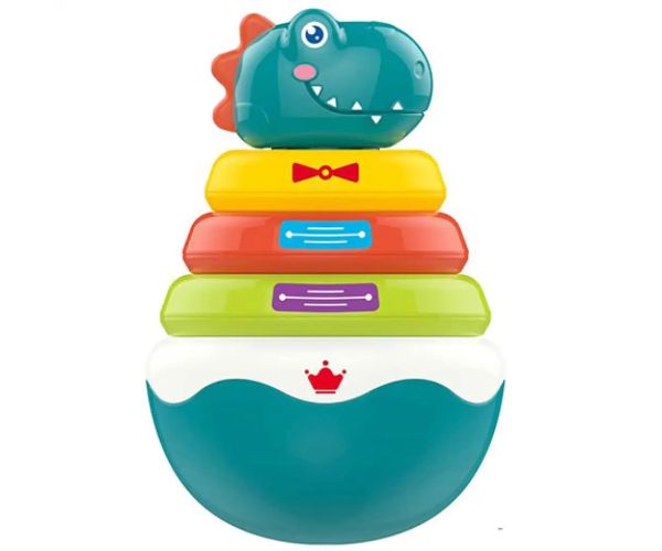 Dinozaur piramidă inele jucărie educativă