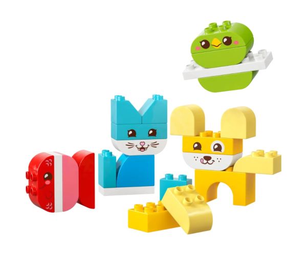 LEGO® DUPLO®: Creativ și drăguț, 3 în 1 animale de companie (10477)