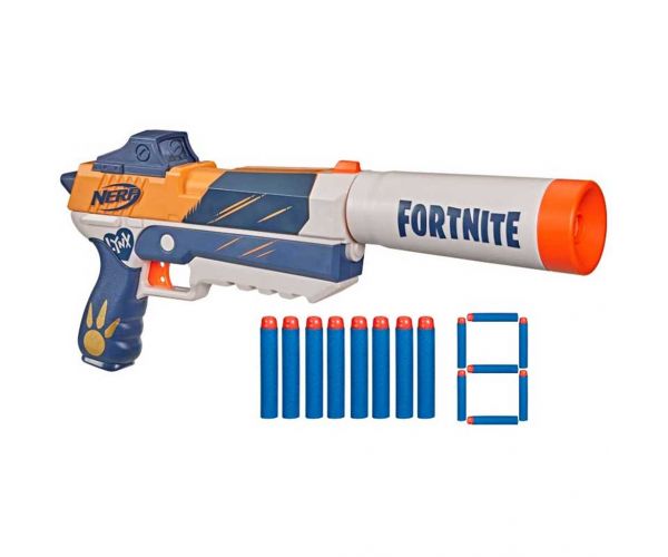 Nerf: Fortnite SP-Meowscles arma cu bile din spumă - Hasbro