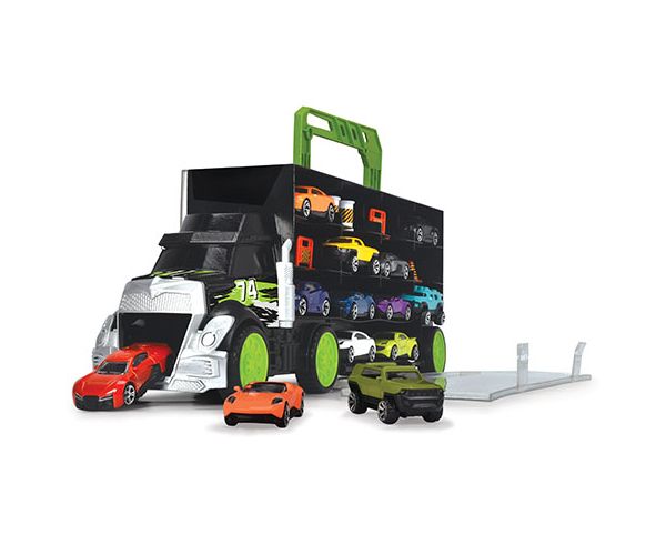 Mașină de transport auto portabilă cu mașinuțe 43cm - Dickie Toys