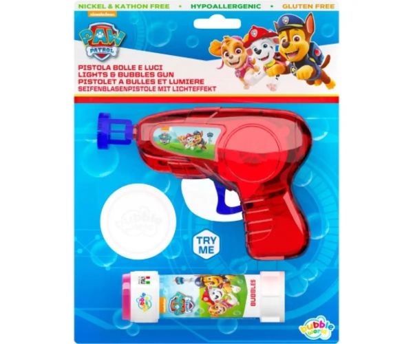 Paw Patrol pistol baloane de săpun cu lumini 60ml