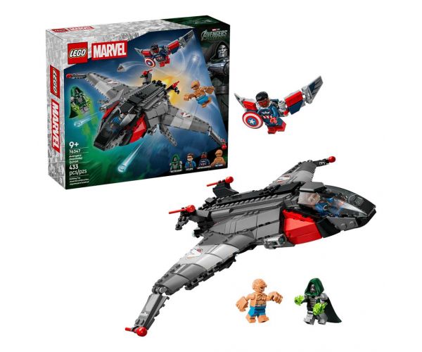 LEGO® Marvel: Răzbunătorii: Trezirea lui Doctor Doom Quinjet (76347)