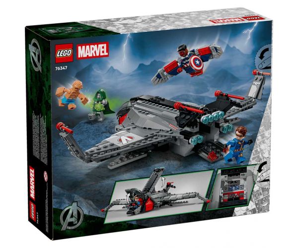 LEGO® Marvel: Răzbunătorii: Trezirea lui Doctor Doom Quinjet (76347)