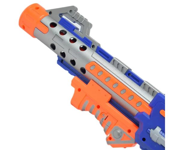 Flames Storm: Armă electric gigant cu lumină, magazie rotativă și cartușe 73cm