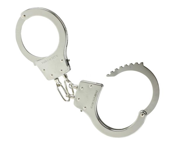 Cătușe de jucărie din metal pentru poliție