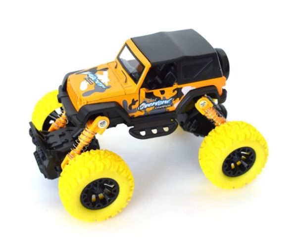 Off-Road mașină jeep galben 1/32