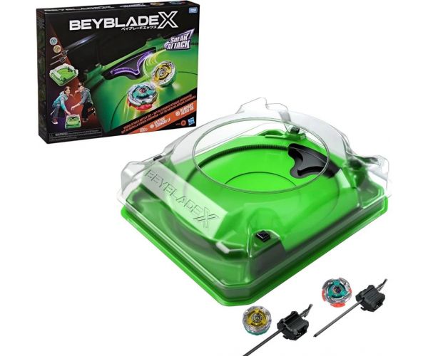 Beyblade X Arena de luptă cu atac surpriză 2 piese cu vârtej - Hasbro