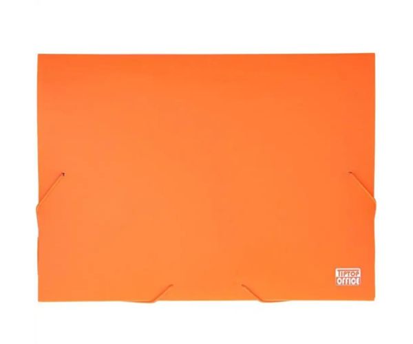 Spirit: Neon portocaliu mapă plastic pentru caiete cu elastic A4
