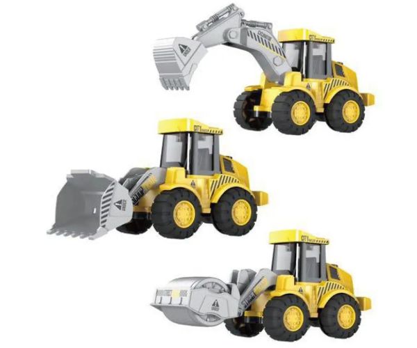 Vehicule de construcții culoarea galbenă mai multe variante
