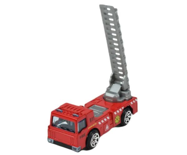 Fire Rescue: Set de mașinuțe de pompieri 6 bucăți 1/64