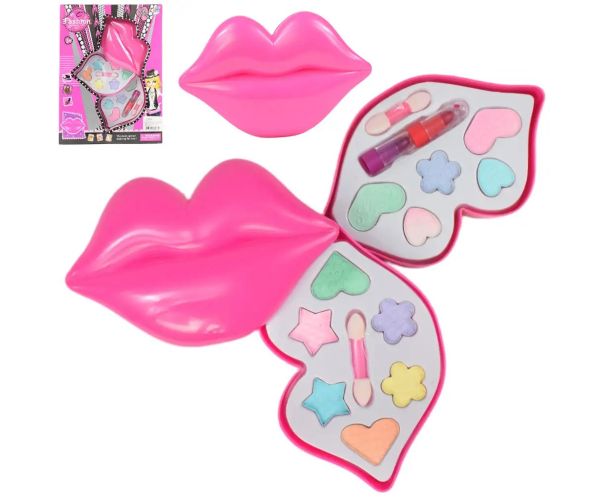 Fashion Make Up: Paletă de machiaj pe două niveluri în formă de gură