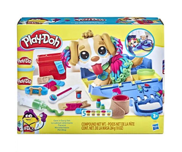 Play-Doh Care n Carry Vet set plastilină - Hasbro