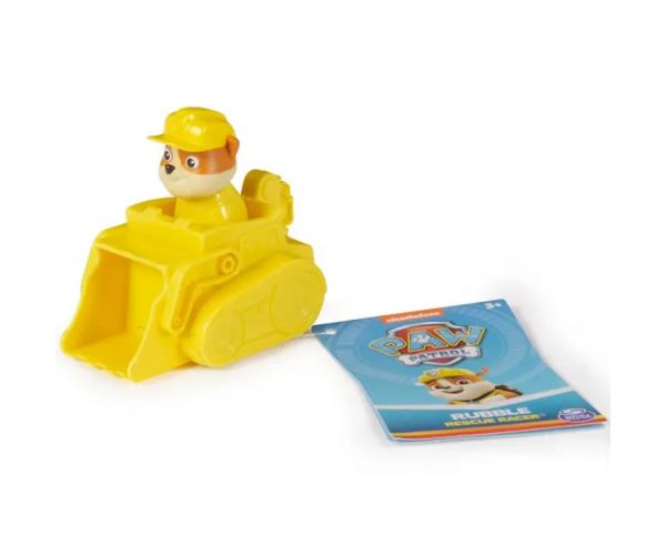 Paw Patrol: Rescue Racers Rubble cu utilaj - Spin Master