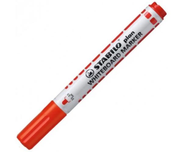 Stabilo: Plan WhiteBoard marker culoarea roșie