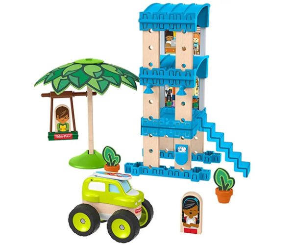 Fisher-Price: Wonder Makers beach bungalow set 35 bucăți - Mattel