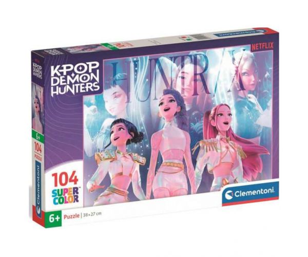 K-pop vânători de demoni puzzle Super Color 104 bucăți