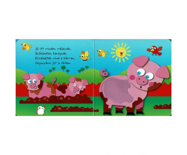 Caiet cu pagini din cauciuc - Animale de la fermă