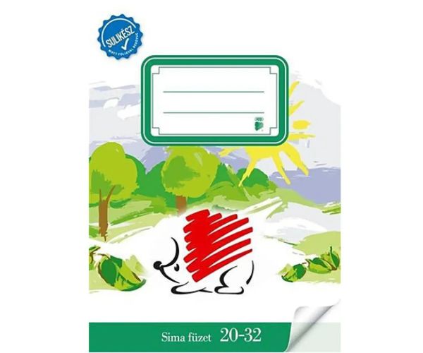ICO: caiet simplu gata de şcoală A5 20-32