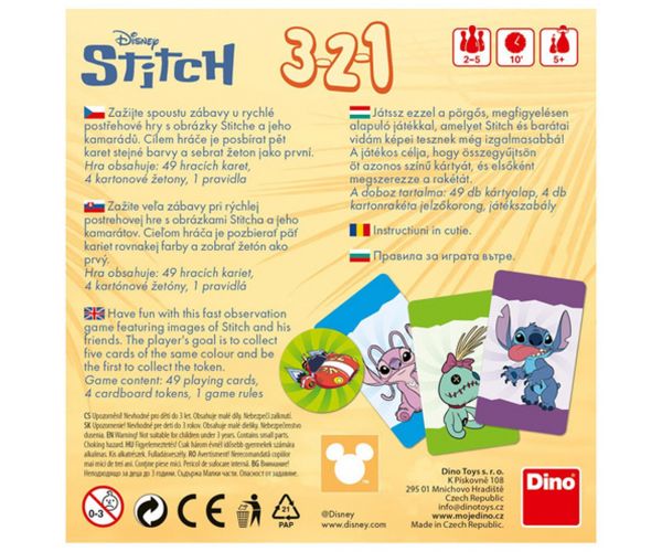 Stitch 3-2-1 joc de societate